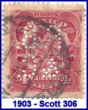 Roberto Boker & Company 1903 perfin